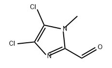 1H-Imidazole-2-carboxaldehyde, 4,5-dichloro-1-methyl- 结构式