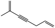 1,6-Heptadien-3-yne, 2-methyl- Struktur