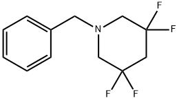 Piperidine, 3,3,5,5-tetrafluoro-1-(phenylmethyl)-,1001337-96-7,结构式