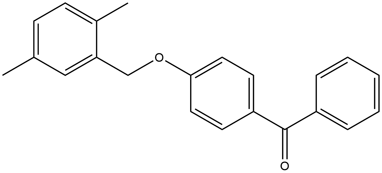 Methanone, [4-[(2,5-dimethylphenyl)methoxy]phenyl]phenyl- 结构式