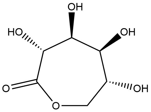 D-(-)-galactonic acid-γ-lactone Struktur