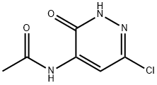 N-(6-Chloro-3-oxo-2,3-dihydropyridazin-4-yl)acetamide Structure