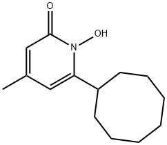 2(1H)-Pyridinone, 6-cyclooctyl-1-hydroxy-4-methyl- Structure