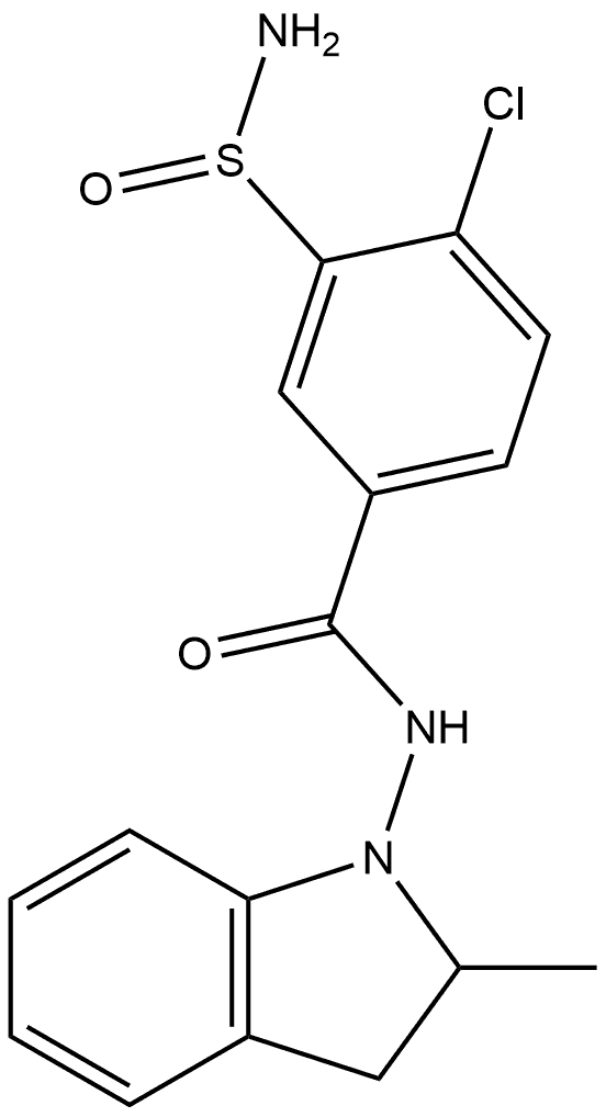 吲达帕胺杂质41 结构式
