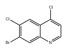 Quinoline, 7-bromo-4,6-dichloro- Structure