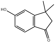 1H-Inden-1-one, 2,3-dihydro-5-hydroxy-3,3-dimethyl- Struktur