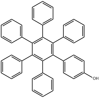 3',4',5',6'-tetraphenyl-[1,1':2',1''-terphenyl]-4-ol Struktur