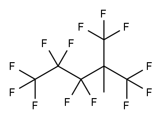 Pentane, 1,1,1,2,2,3,3,5,5,5-decafluoro-4-methyl-4-(trifluoromethyl)- Structure