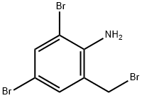 Benzenamine, 2,4-dibromo-6-(bromomethyl)- Structure