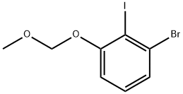 1-Bromo-2-iodo-3-(methoxymethoxy)benzene 结构式