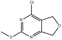 4-CHLORO-2-(METHYLTHIO)-5,7-DIHYDROFURO[3,4-D]PYRIMIDINE Structure
