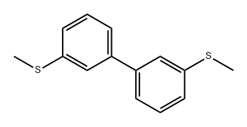1,1'-Biphenyl, 3,3'-bis(methylthio)- Structure