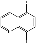 Quinoline, 5,8-diiodo- Structure
