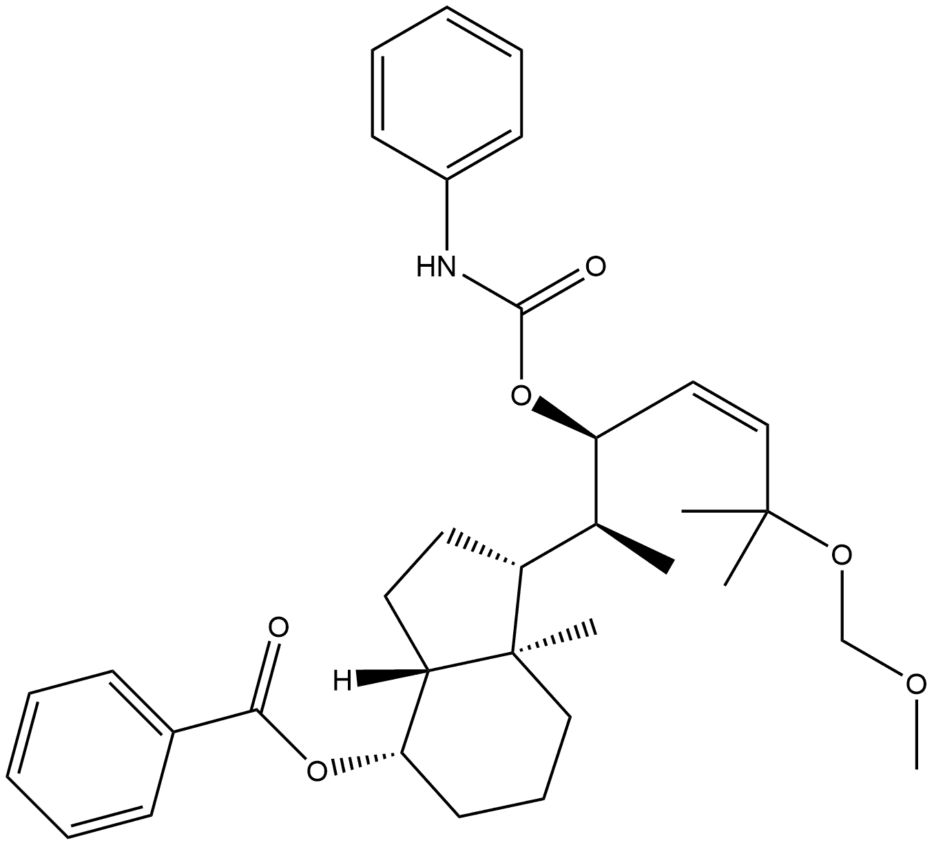 BENZOIC ACID 1R-(5-METHOXYMETHOXY-1S,5-DIMETHYL-2S 结构式