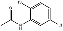 Acetamide, N-(5-chloro-2-mercaptophenyl)- 化学構造式