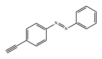 Diazene, 1-(4-ethynylphenyl)-2-phenyl-, (1E)- 结构式
