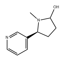 2-Pyrrolidinol, 1-methyl-5-(3-pyridinyl)-, (5S)-