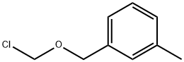 Benzene, 1-[(chloromethoxy)methyl]-3-methyl- Struktur