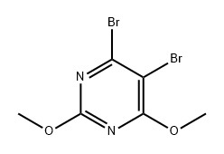 Pyrimidine, 4,5-dibromo-2,6-dimethoxy- Struktur