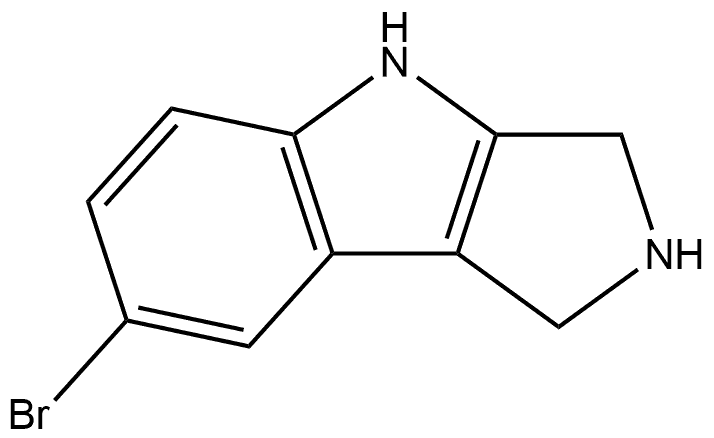 7-bromo-1,2,3,4-tetrahydropyrrolo[3,4-b]indole,1009836-89-8,结构式