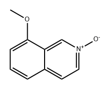 Isoquinoline, 8-methoxy-, 2-oxide Structure