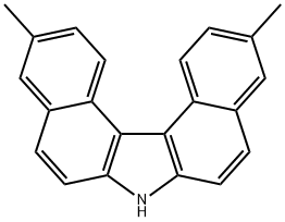 3,11-二甲基-7H-二苯并[C,G]咔唑, 101021-42-5, 结构式