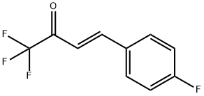 3-Buten-2-one, 1,1,1-trifluoro-4-(4-fluorophenyl)-, (3E)- Struktur