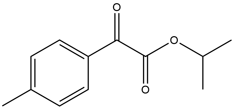 Benzeneacetic acid, 4-methyl-α-oxo-, 1-methylethyl ester 结构式