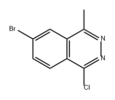 Phthalazine, 6-bromo-1-chloro-4-methyl- Struktur