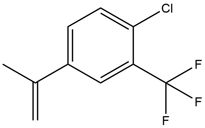 1-chloro-4-isopropenyl-2-trifluoromethyl-benzene 结构式