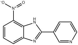 1H-Benzimidazole, 7-nitro-2-(3-pyridinyl)- 结构式