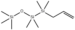 Disiloxane, 1-(dimethyl-2-propen-1-ylsilyl)-1,1,3,3,3-pentamethyl- Structure