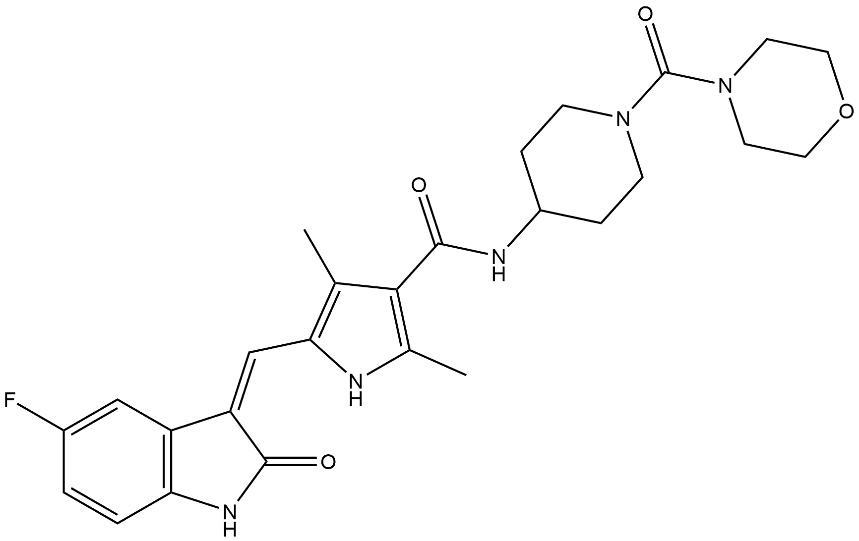 Vorolanib Impurity 20 Struktur