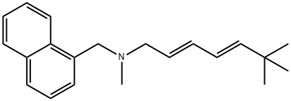 1-Naphthalenemethanamine, N-(6,6-dimethyl-2,4-heptadienyl)-N-methyl-, (E,E)- (9CI) Structure