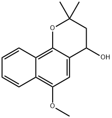 2H-Naphtho[1,2-b]pyran-4-ol, 3,4-dihydro-6-methoxy-2,2-dimethyl-