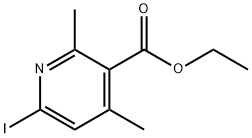 3-Pyridinecarboxylic acid, 6-iodo-2,4-dimethyl-, ethyl ester