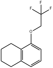 Naphthalene, 1,2,3,4-tetrahydro-5-(2,2,2-trifluoroethoxy)- Structure