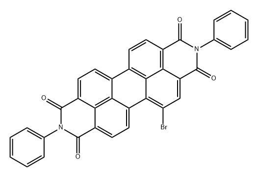 1015473-21-8 5-溴-2,9-二苯基蒽并[2,1,9-def:6,5,10-d'e'f']二异喹啉-1,3,8,10(2H,9H)-四酮