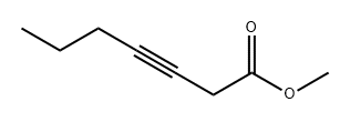 3-Heptynoic acid methyl ester Struktur