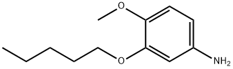 Benzenamine, 4-methoxy-3-(pentyloxy)- Structure