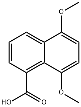 1-Naphthalenecarboxylic acid, 5,8-dimethoxy- 结构式