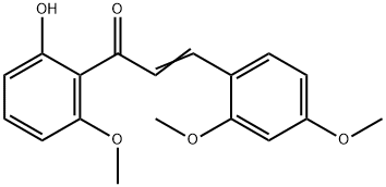 2'-羟基-2,4,5'-三甲氧基查尔酮 结构式