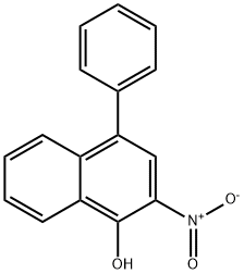 1-Naphthalenol, 2-nitro-4-phenyl- Structure