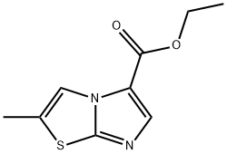 Imidazo[2,1-b]thiazole-5-carboxylic acid, 2-methyl-, ethyl ester Struktur