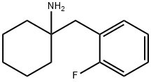1-[(2-氟苯基)甲基]环己-1-胺, 1017349-41-5, 结构式