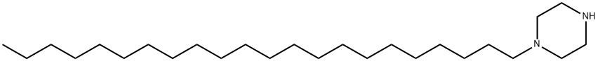 1-二十二烷基哌嗪 结构式