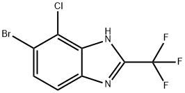 5-Bromo-4-chloro -2-(trifluoromethyl)-1H-benzimidazole|