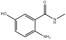 Benzamide, 2-amino-5-hydroxy-N-methyl- Struktur
