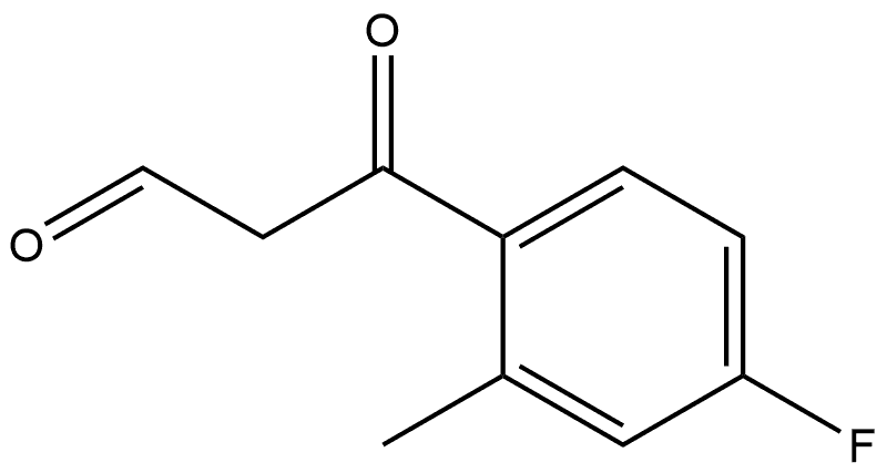 4-Fluoro-2-methyl-β-oxobenzenepropanal|