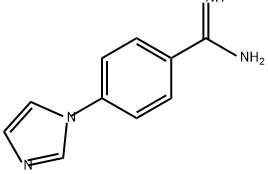 Benzenecarboximidamide, 4-(1H-imidazol-1-yl)- Structure